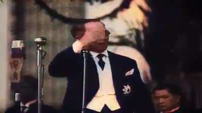 Jose P. Laurel speech during Second Philippine Republic 1st Anniversary during Japanese Occupation. October 14, 1944