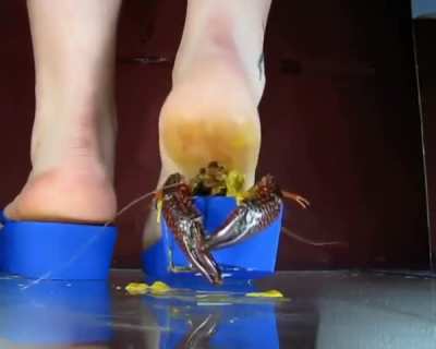 Crawdad inshoe flip flops 😏