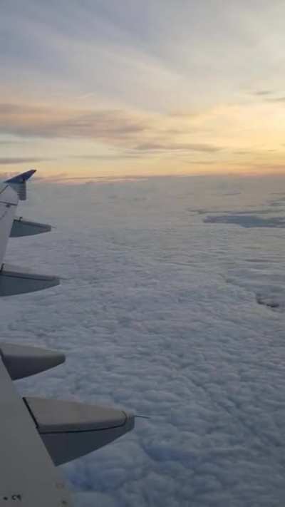 Sea of clouds over Atlanta, Georgia