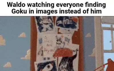 Red circles and Goku - the new "Where's Waldo"