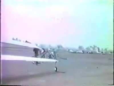 Idiot flies a helicopter "Just get away from it!"..