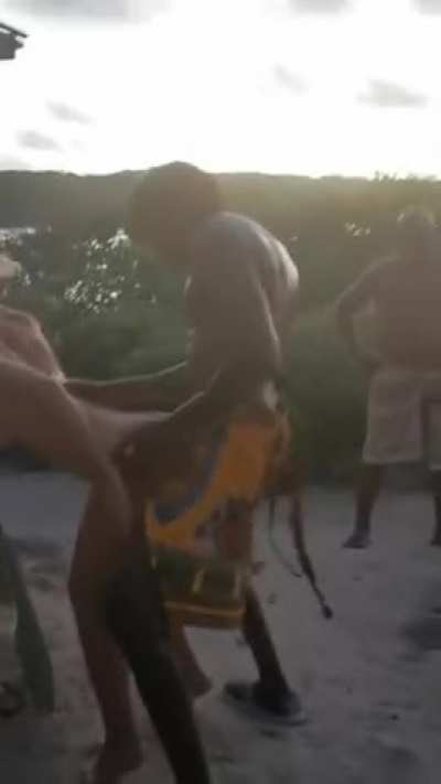 French MILF gets some African treatment
