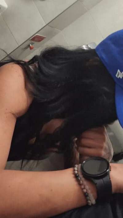 Sneaking away from my husband with one of his friends and giving him a quick BJ in the public washroom. Swallowed every drop so there was no evidence of course