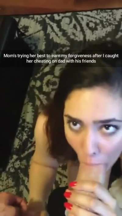 Mom's trying her best
