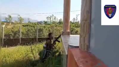 (October 21, 2022)- Karen National Liberation Army and People's Defense Force attack Myanmar Junta positions in Kawkareik on the Hpa-An Myawaddy Highway