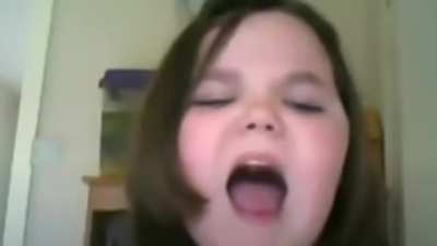 Chandelier by Toad but it's Crazy girl singing on webcam