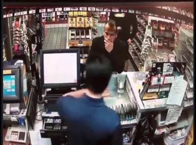 Off duty police officer pulls gun on gas station patron he suspects of shoplifting, turns out he was dead wrong.