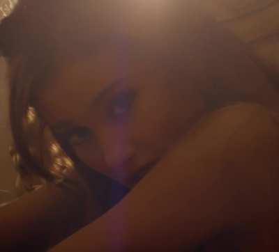 she looked like a cat in heat in this music video, even wearing cat ears for it
