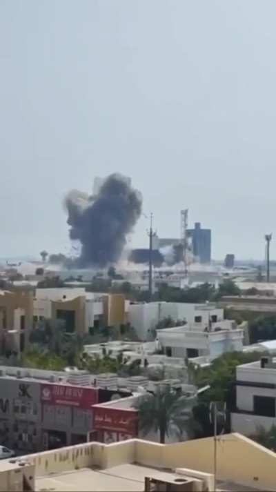 US naval base in Bahrain.