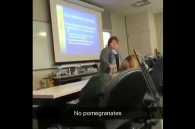NO POMEGRANATES