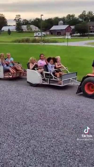 Lawn mower roller coaster