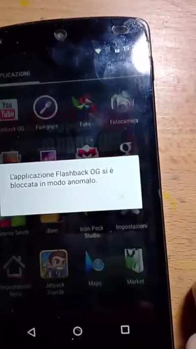 YT Flashback 4.4.11 Crashing After Selecting Video