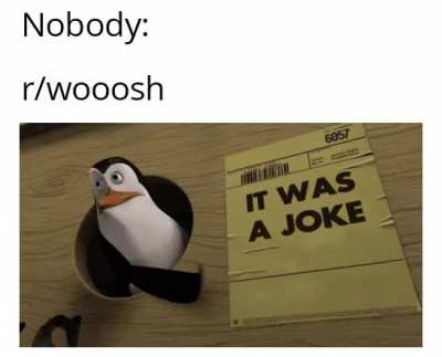 It's true.