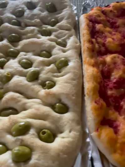 Focaccia con farine Molino Moras