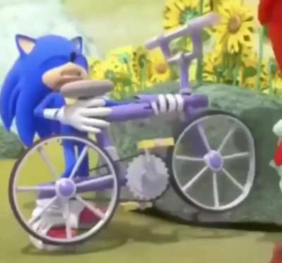 [SONIC MOANING]