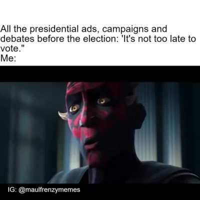 Maul knows what's happening