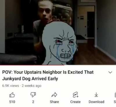 It arrived early