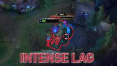 How blue Buff acts when I start lagging