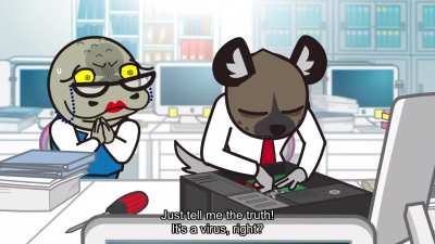 I forgot that this show mentioned Crypto of all things.