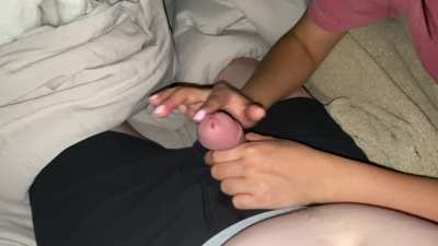 Just one finger and he couldn&rsquo;t hold back!
