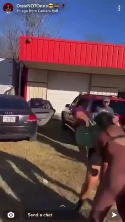 beat her ass
