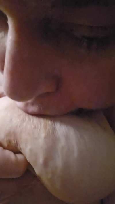 Was Horny and he was asleep.