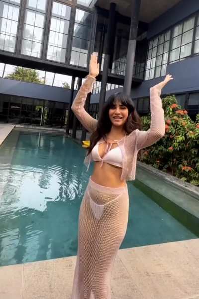 This dusky petite sl#t Radhika Seth was born to roam wearing tiny Lil bikinis and please men from all around the world with her body and this wh&empty;re never ever disappoints in doing that. Hbd to the bikini queen.