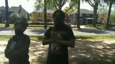 "I'm a total racist... white genocide 2021, homies!" &mdash; Extremely racist "anti-racist" protestors demonstrating against a White Lives Matter rally attack neutral journalists. These three violent protestors were arrested a short time later.