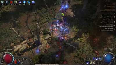 I spent 4 hours setting this map up to get my T18 map boss points... GGG said they were not going to rely on On Death mechanics to kill players and then they put this stuff in the game. Almost 0 telegraphing, no screen clutter either.