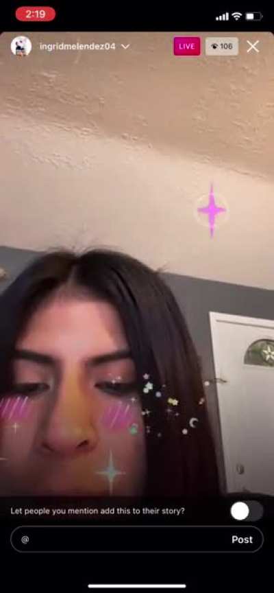 This was Instagram live.&rdquo;ADMINS/MODS&rdquo;if you ever think of banning me,tell me what i did beforehand please and a chance to correct it