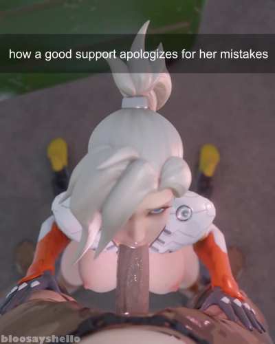 Mercy is a good support (bloo<wbr>saysh<wbr>ello)