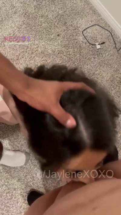 Taking turns sucking two cocks and letting them use my throat to pleasure themselves