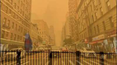 New York City but it's COD: Zombies
