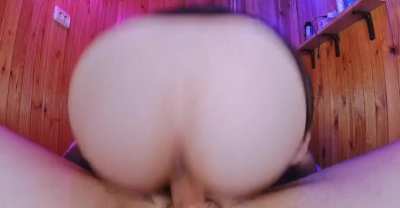 I straddled and fucked his cock again