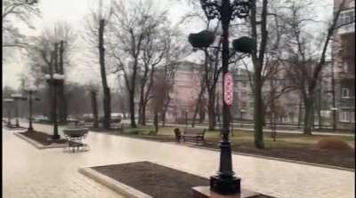 Evacuation siren in Ukraine