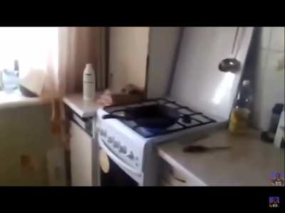 Even his voice burnt
