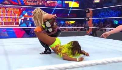 Natalya makes Naomi tap with her booty on full display