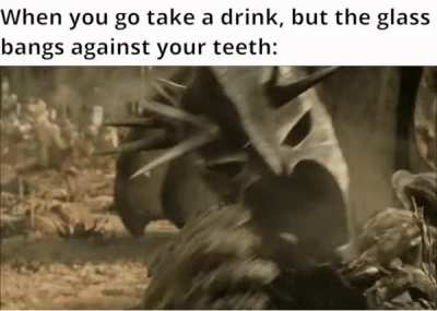 Feel like you knocked your front teeth out