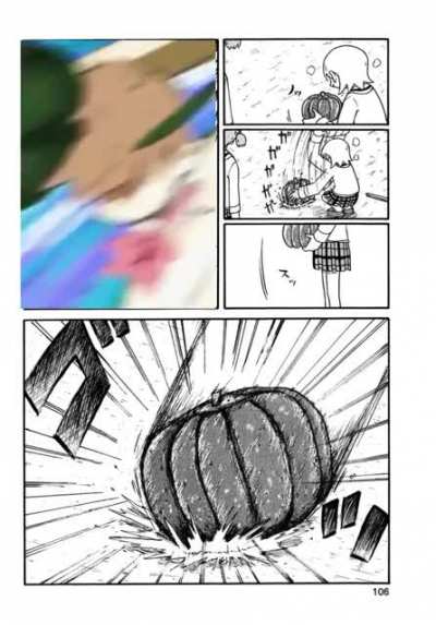 Made an anime/manga comparison of the Yukko &amp;amp; Mio vs. Pumpkin scene