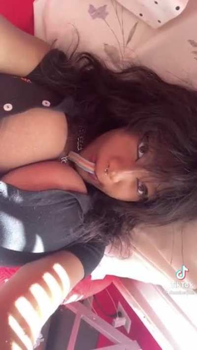 Big titty goth/e girl