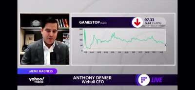 Webull CEO Anthony Denier confirms he&rsquo;s a paper handed little bitch