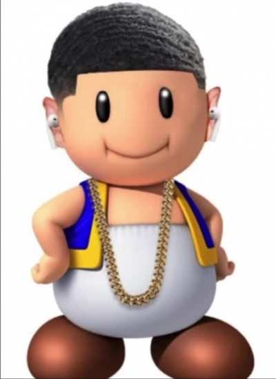 He spittin