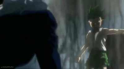 (OC) Gon shows off his talent in singing in front of Pitou and Killua