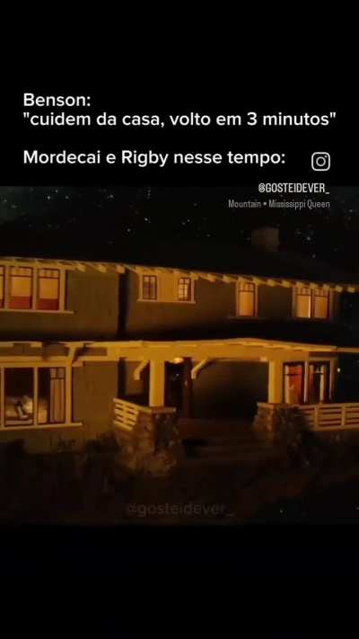 "Rigby vc serteza que n&atilde;o vai dar merda?...