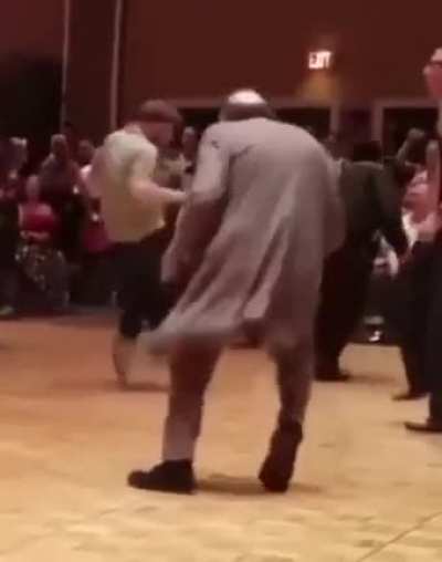 Tearing up the dance floor