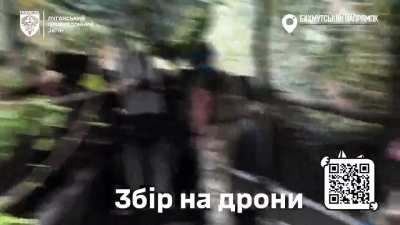 Ukrainian Border Guards' (DPSU) "Pomsta" UAV team struck the position of Russian drone operators, reportedly killing one and injuring two, in addition to strikes on A36 Hyacinth-B cannons, an MT-12 Rapira cannon and an MT-LB