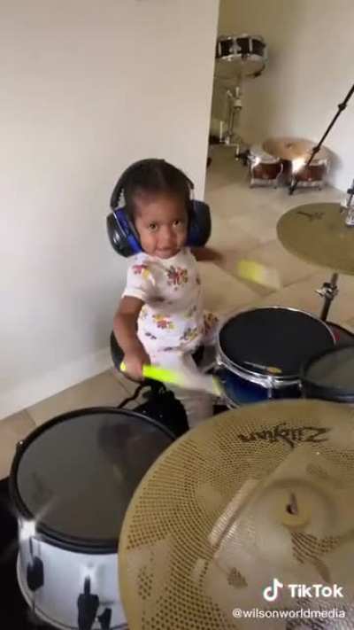 She got the beat