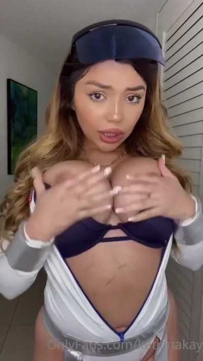 Katiana Kay&rsquo;s Milkers are to heavy