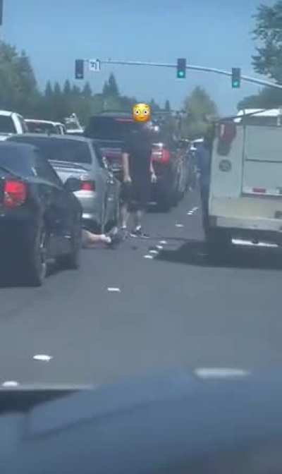 Rush hour was made a little bit more interesting today.
