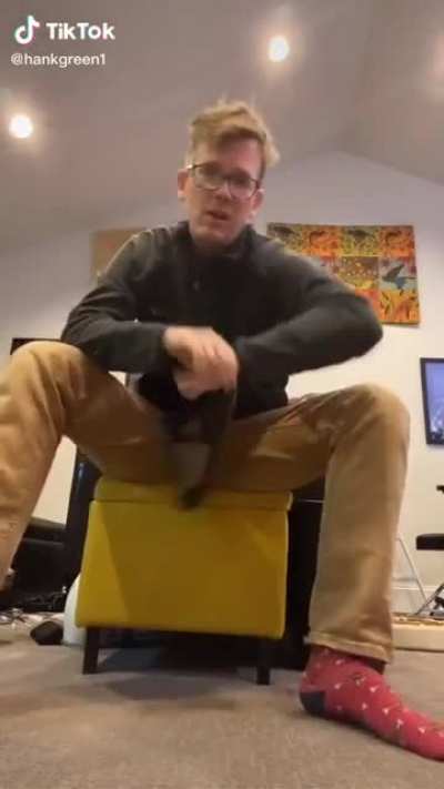 hank green posts a thirst trap